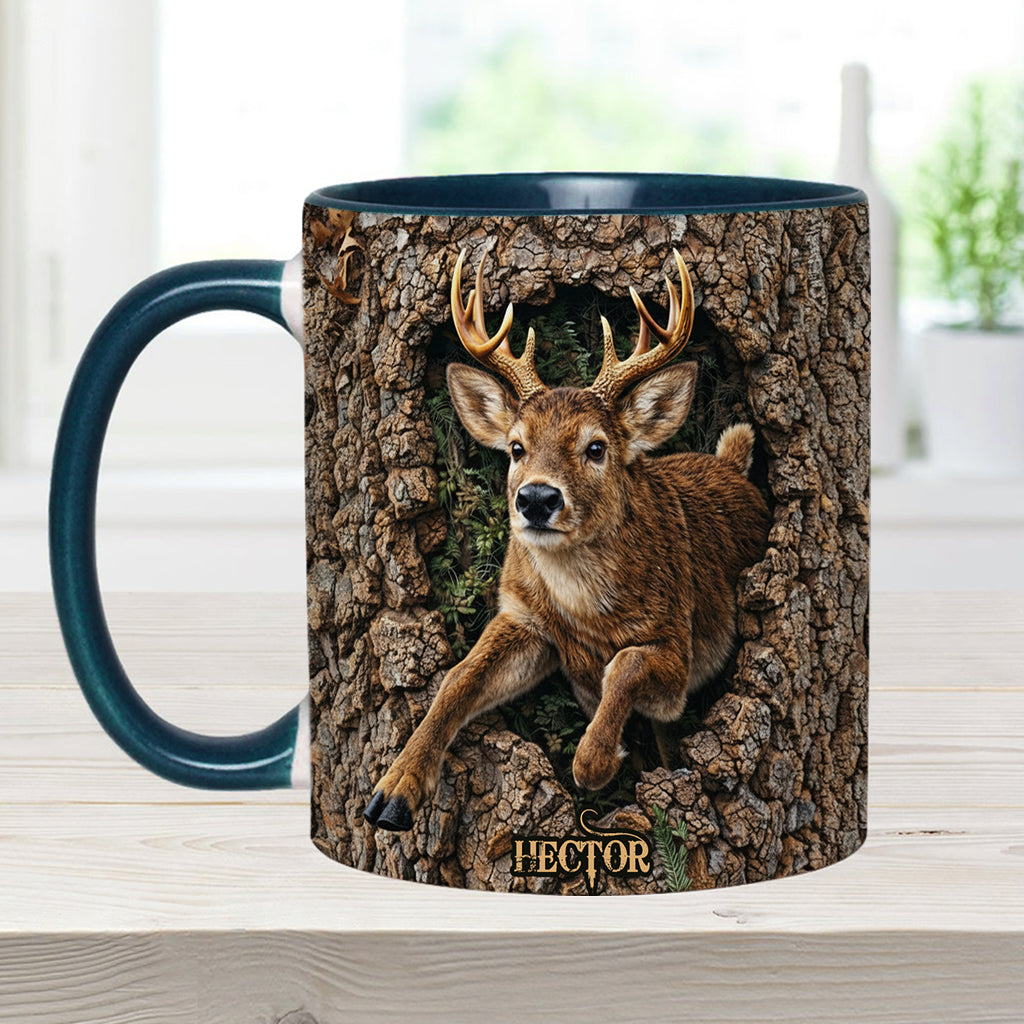 Deer Hunting, Hunter Gift - Personalized Hunting Accent Mug & Coaster