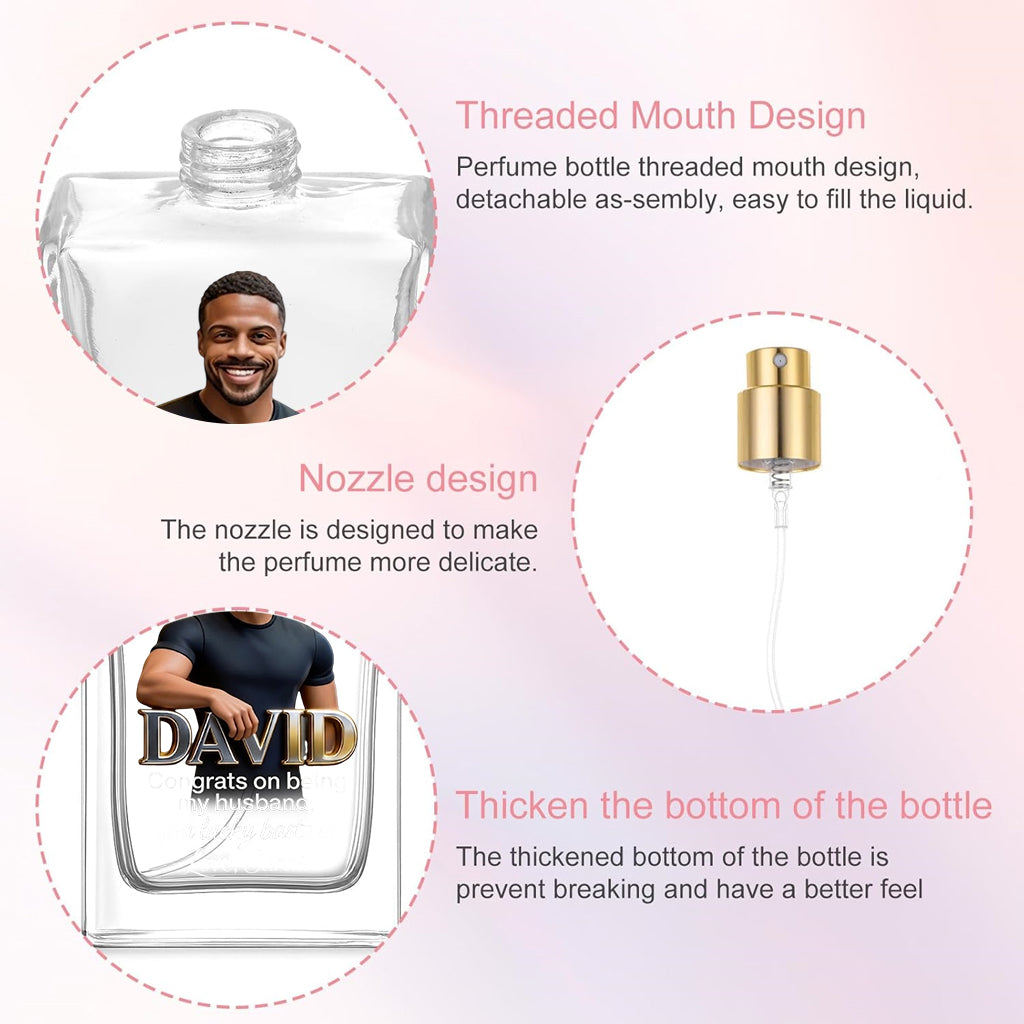 Luxuriöse Geschenke für Männer - Personalisierte nachfüllbare Parfümflasche