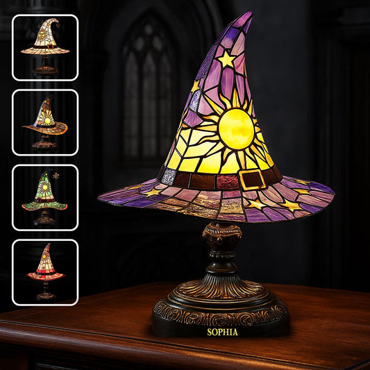 Stunning Witch Hat - Personalized Witch Custom Shaped Acrylic Plaque