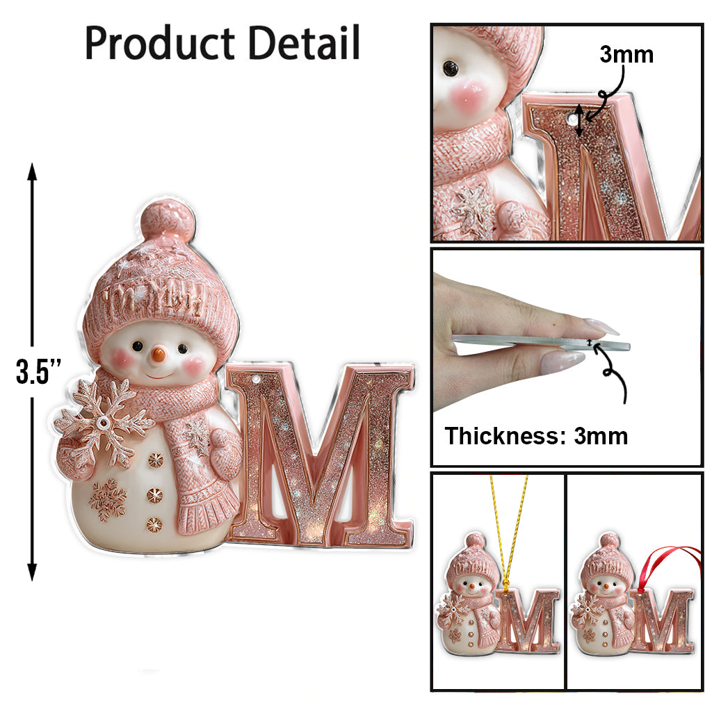 Frohe Weihnachten – Personalisierter Familienschmuck