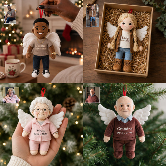 Ich bin immer bei dir - Personalisierte Gedenk-Plüschornament