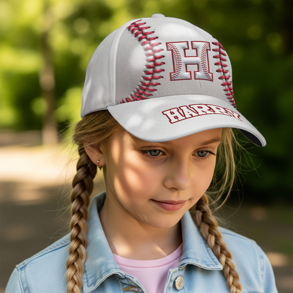 Personalisierte Baseballkappe mit Initialen für Baseballfans – Klassische Baseballkappe mit individueller Gestaltung