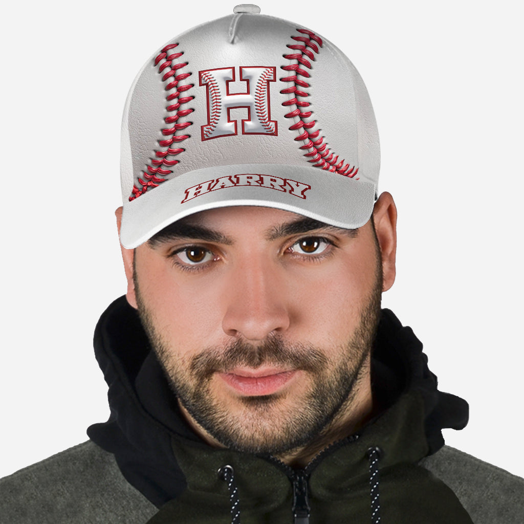 Personalisierte Baseballkappe mit Initialen für Baseballfans – Klassische Baseballkappe mit individueller Gestaltung