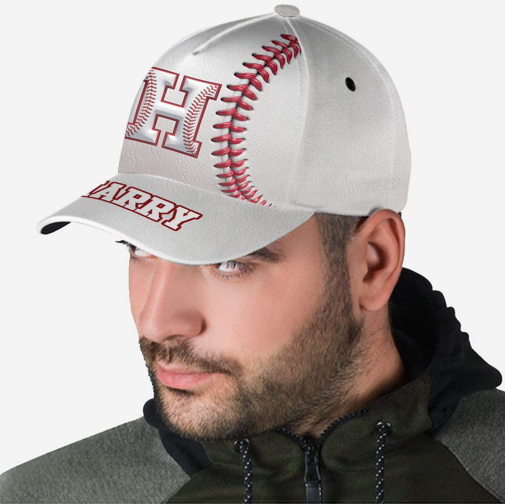 Personalisierte Baseballkappe mit Initialen für Baseballfans – Klassische Baseballkappe mit individueller Gestaltung