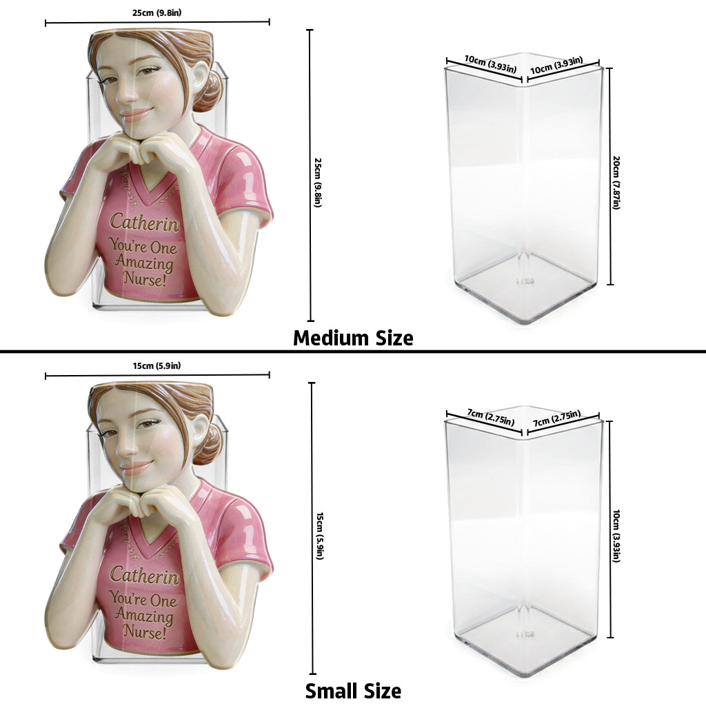 You're One Amazing Nurse - Personalized Nurse Acrylic Pot