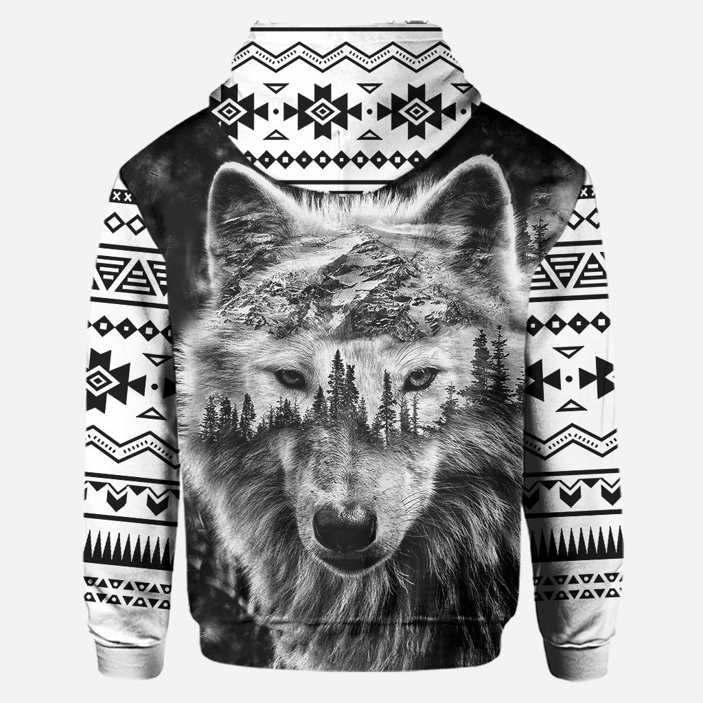 Starker Wolf – Personalisierter Wolf-Hoodie und Leggings