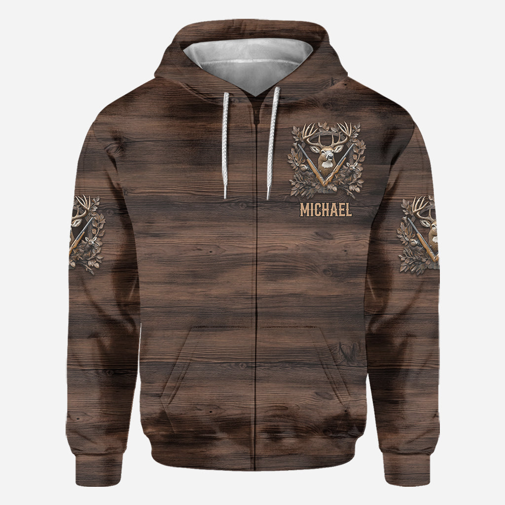 Kein Prahlen bis zum Tod - Personalisiertes Jagd-Allover-Shirt