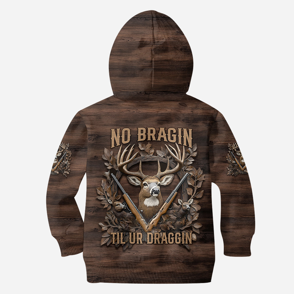 Kein Prahlen bis zum Tod - Personalisiertes Jagd-Allover-Shirt