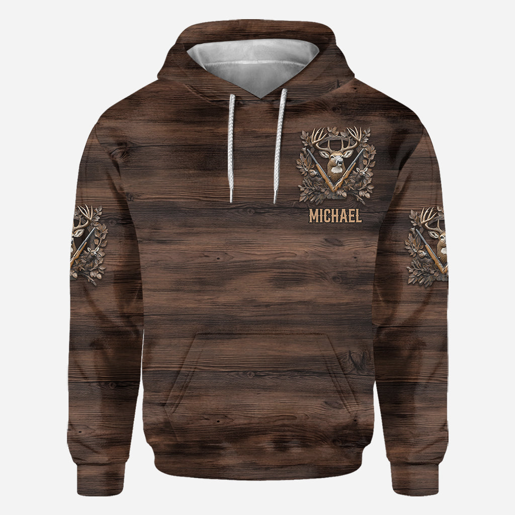 Kein Prahlen bis zum Tod - Personalisiertes Jagd-Allover-Shirt