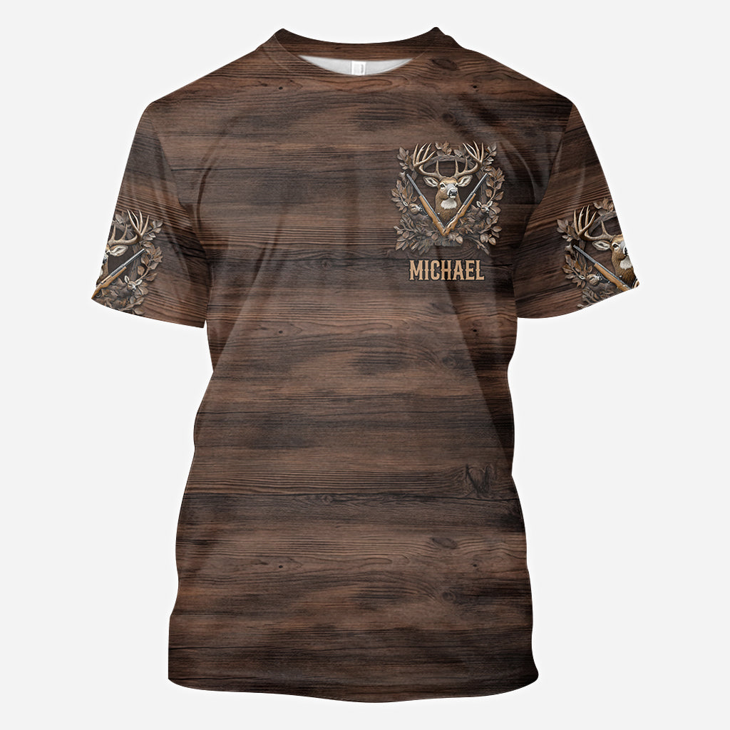 Kein Prahlen bis zum Tod - Personalisiertes Jagd-Allover-Shirt