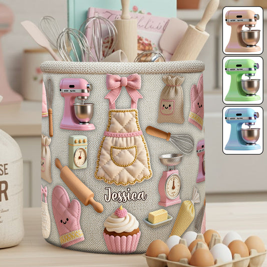 Perfect Ktchen Storage Basket - Personalized Baking Storage Basket