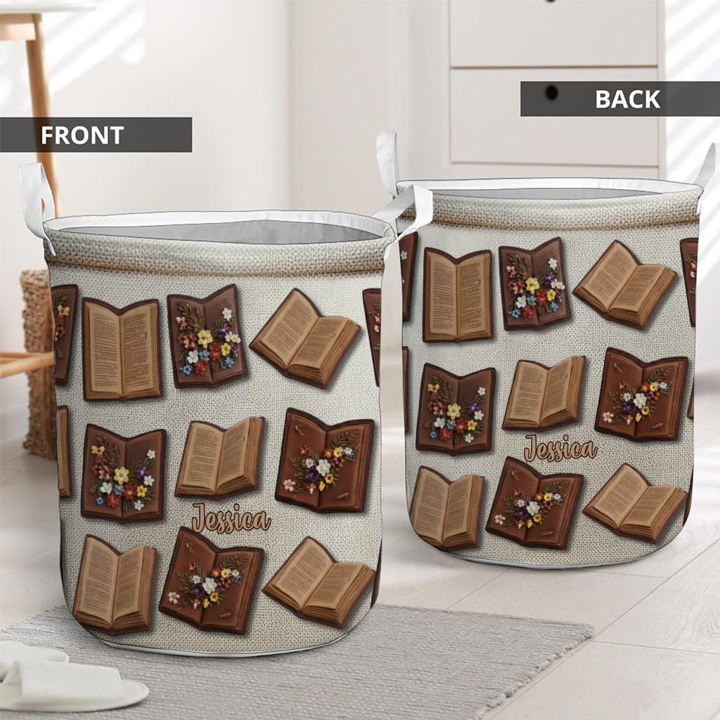 Aufbewahrungskorb für Bücherliebhaber – Personalisierter Bücheraufbewahrungskorb