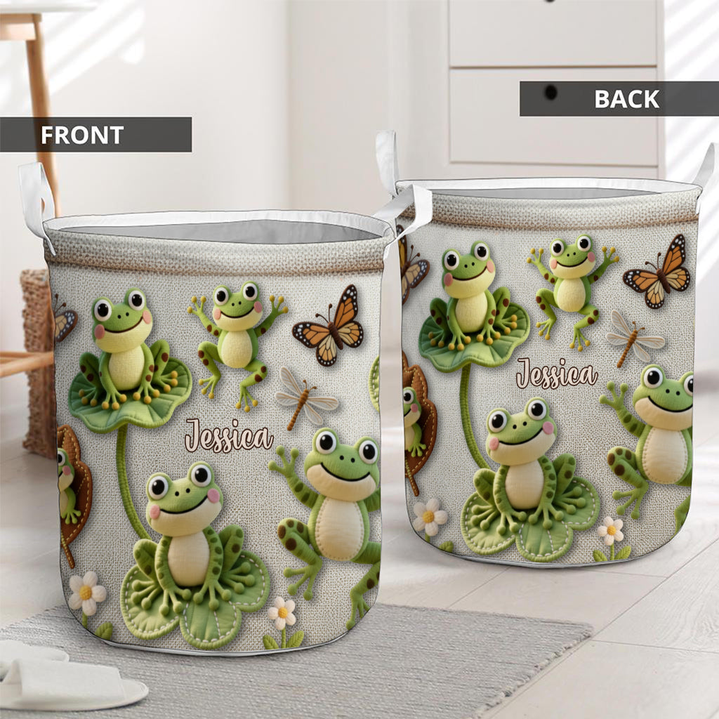Love Frog – Personalisierter Frosch-Aufbewahrungskorb