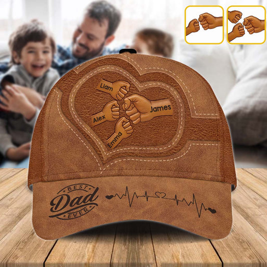 Bester Papa aller Zeiten – Personalisierte klassische Vaterkappe