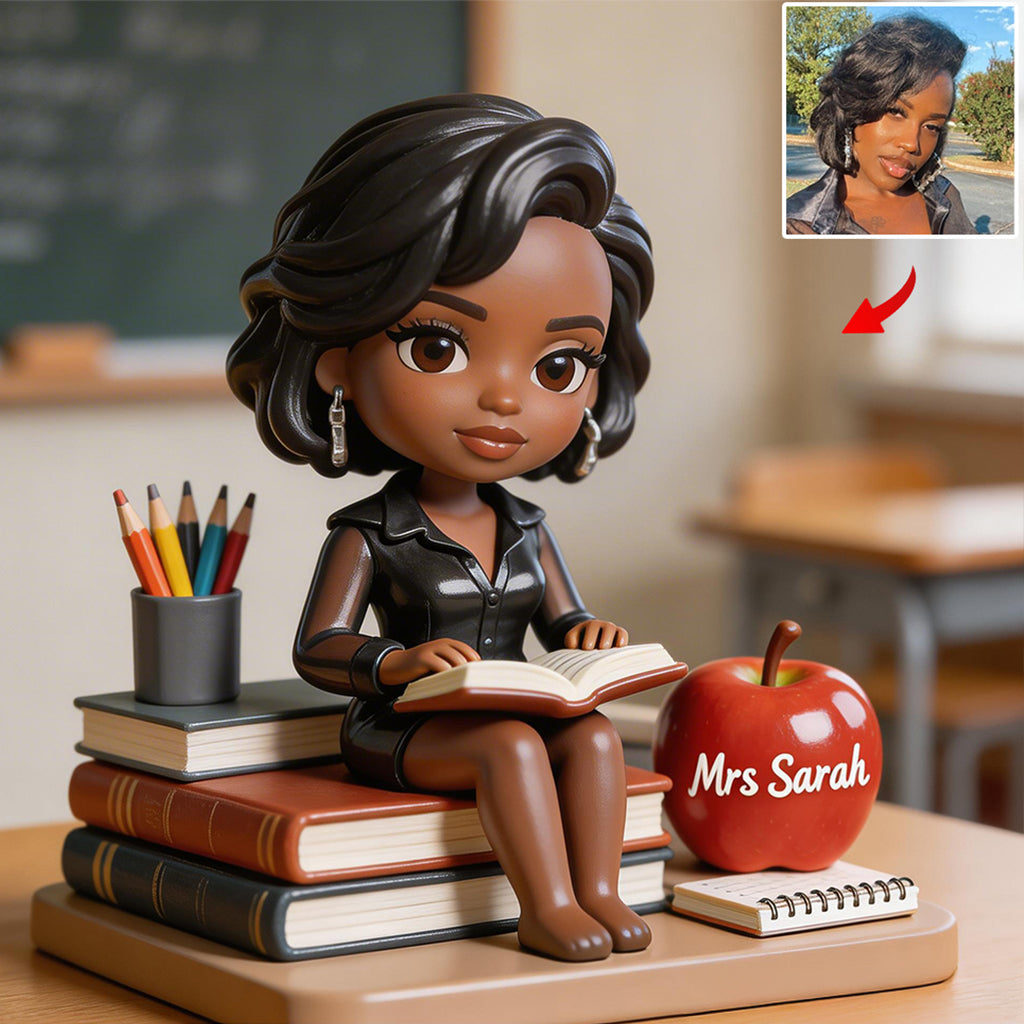 Custom Any Photo - Personalized Teacher Custom Shaped Acrylic Plaque