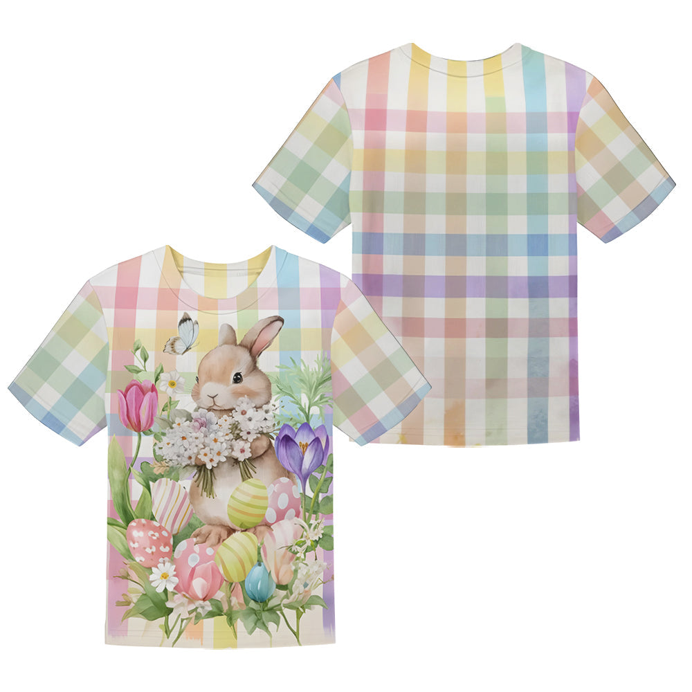 Frohe Ostern – Personalisiertes Kinder-T-Shirt & Shorts