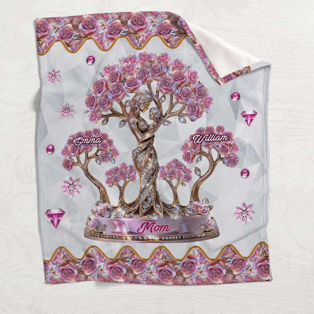 Die Liebe zwischen Mutter und Kindern – Personalisierte Mutterdecke