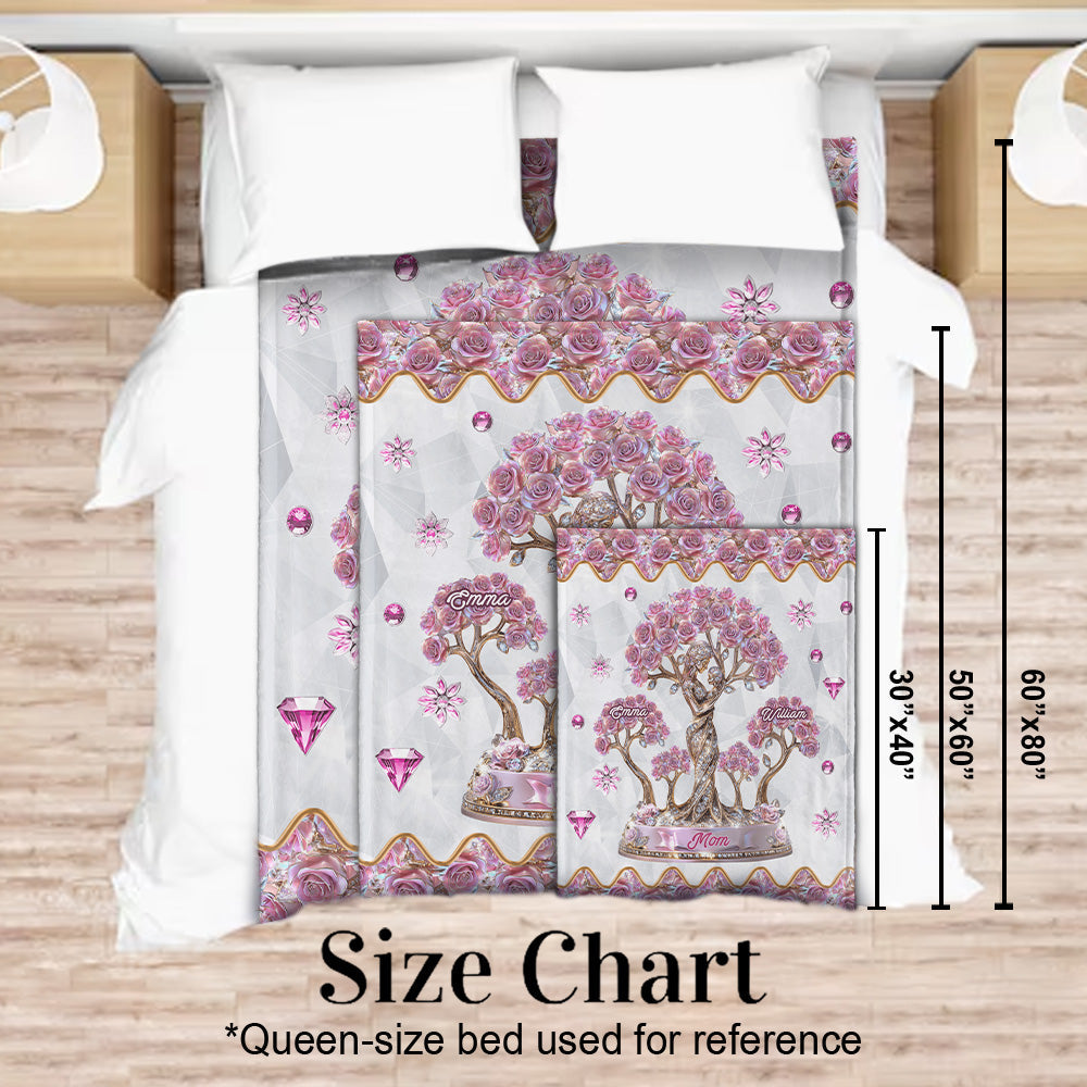 Die Liebe zwischen Mutter und Kindern – Personalisierte Mutterdecke