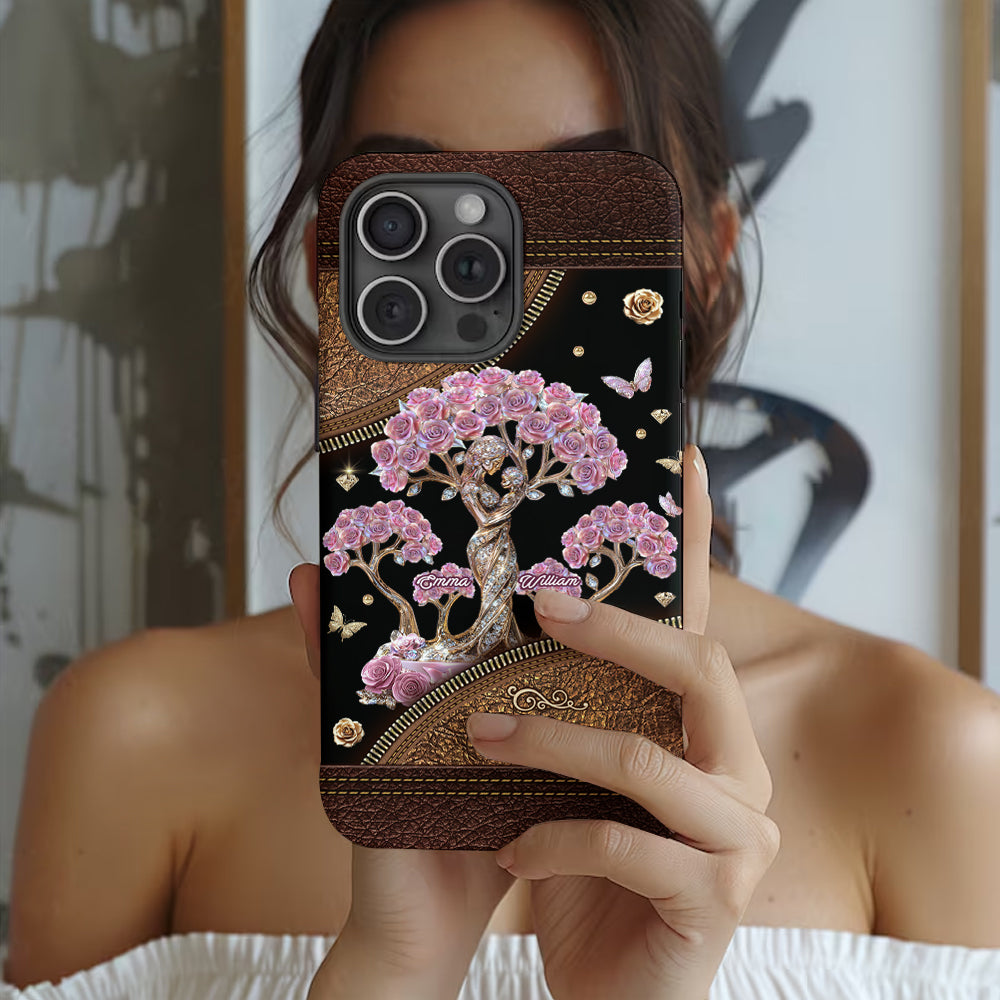 Die Liebe zwischen Mutter und ihren Kindern – Personalisierte Handyhülle mit Muttermotiv