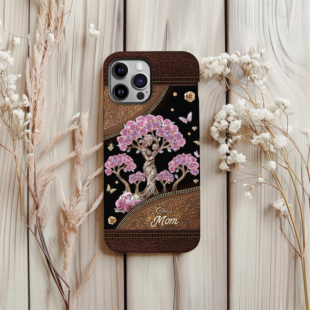 Die Liebe zwischen Mutter und ihren Kindern – Personalisierte Handyhülle mit Muttermotiv