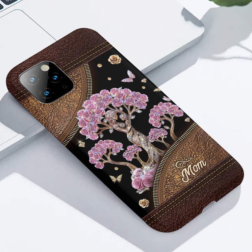 Die Liebe zwischen Mutter und ihren Kindern – Personalisierte Handyhülle mit Muttermotiv