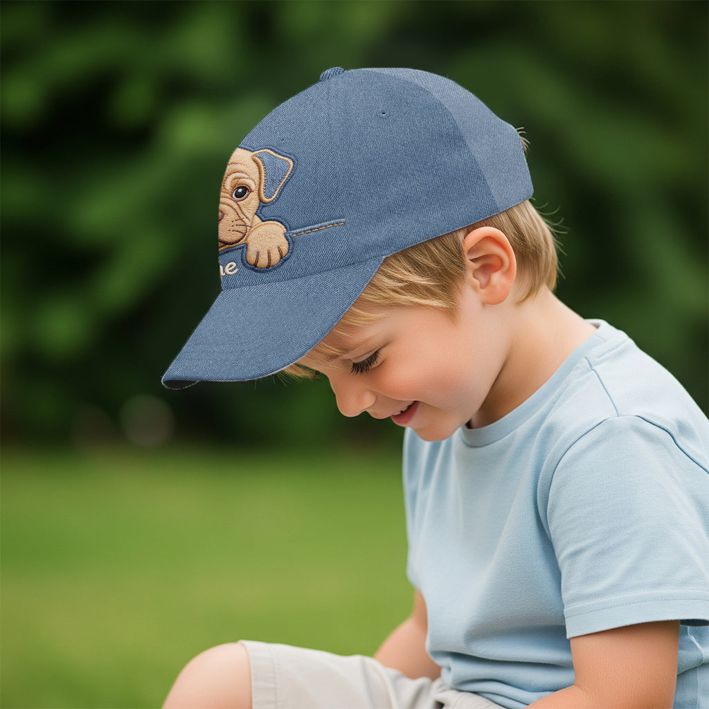 Ich liebe meinen Hund – Personalisierte klassische Hundekappe