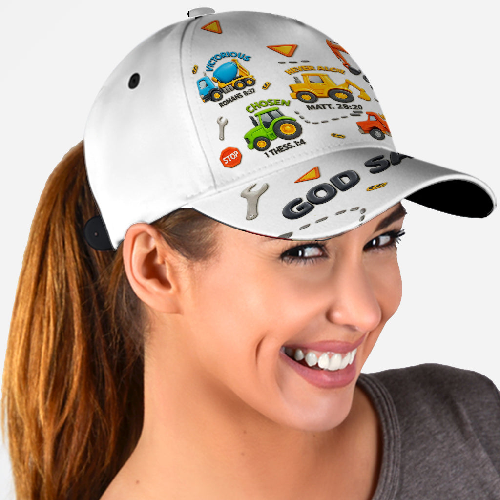 Construction Machines I Am - Personalized Kid Classic Cap