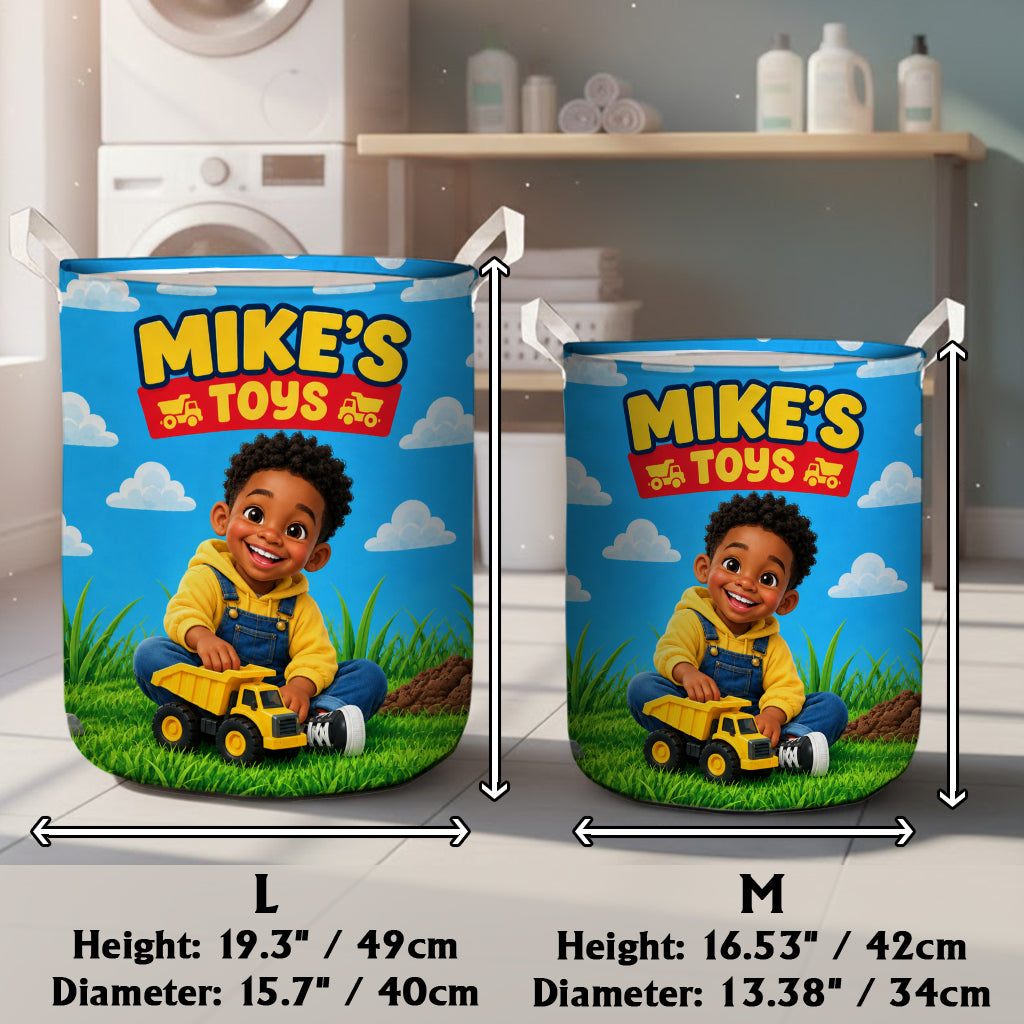 Kid Toy Organize Basket - Personalized Kid Storage Basket