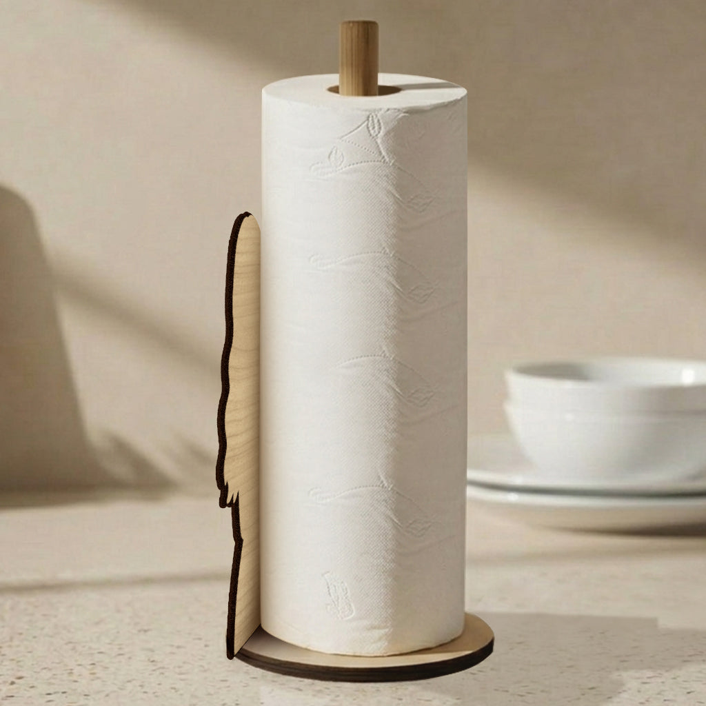 Custom Any Photo, Any Flower - Personalized Self Love Paper Towel Stand
