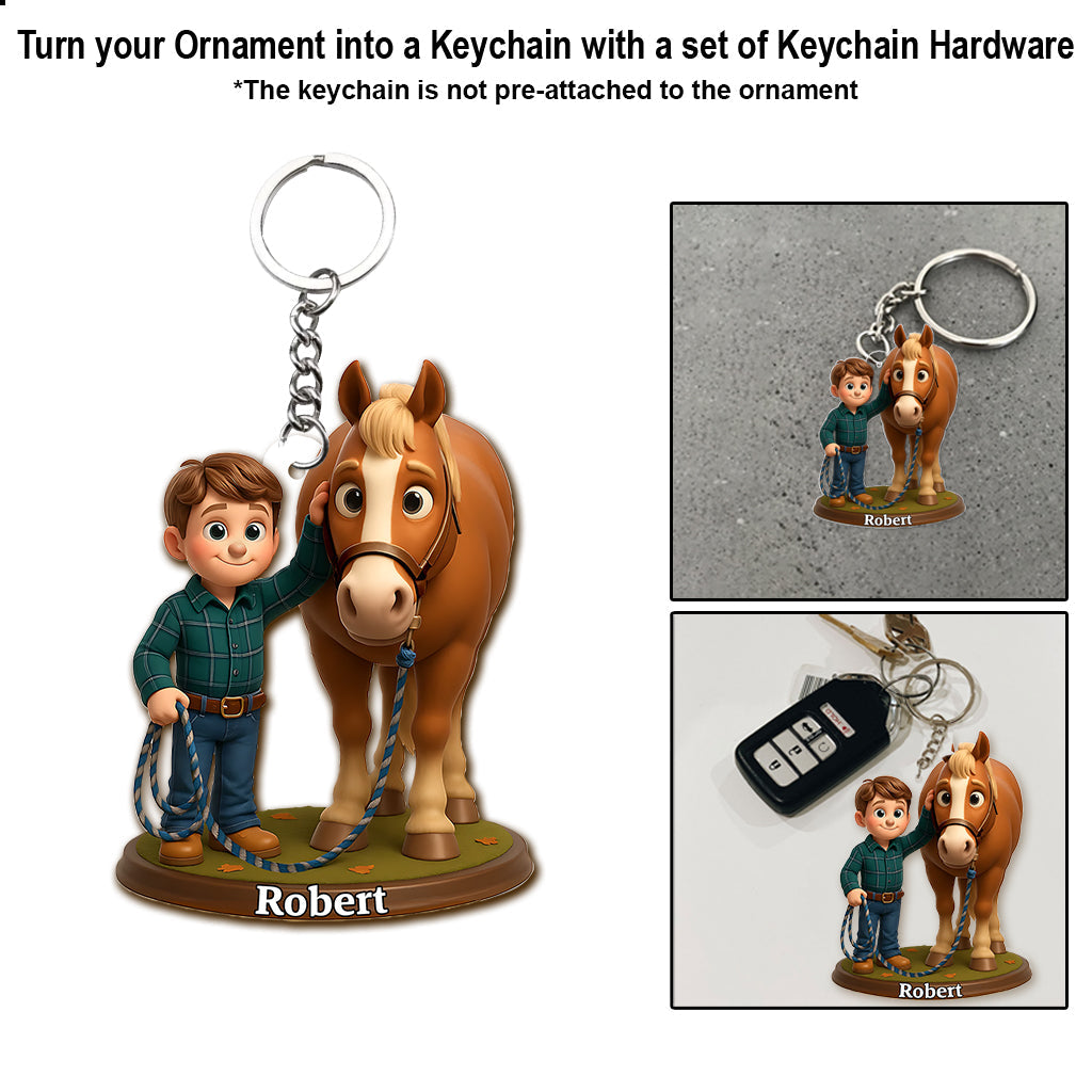 Liebespferd – Personalisierter Pferdeanhänger