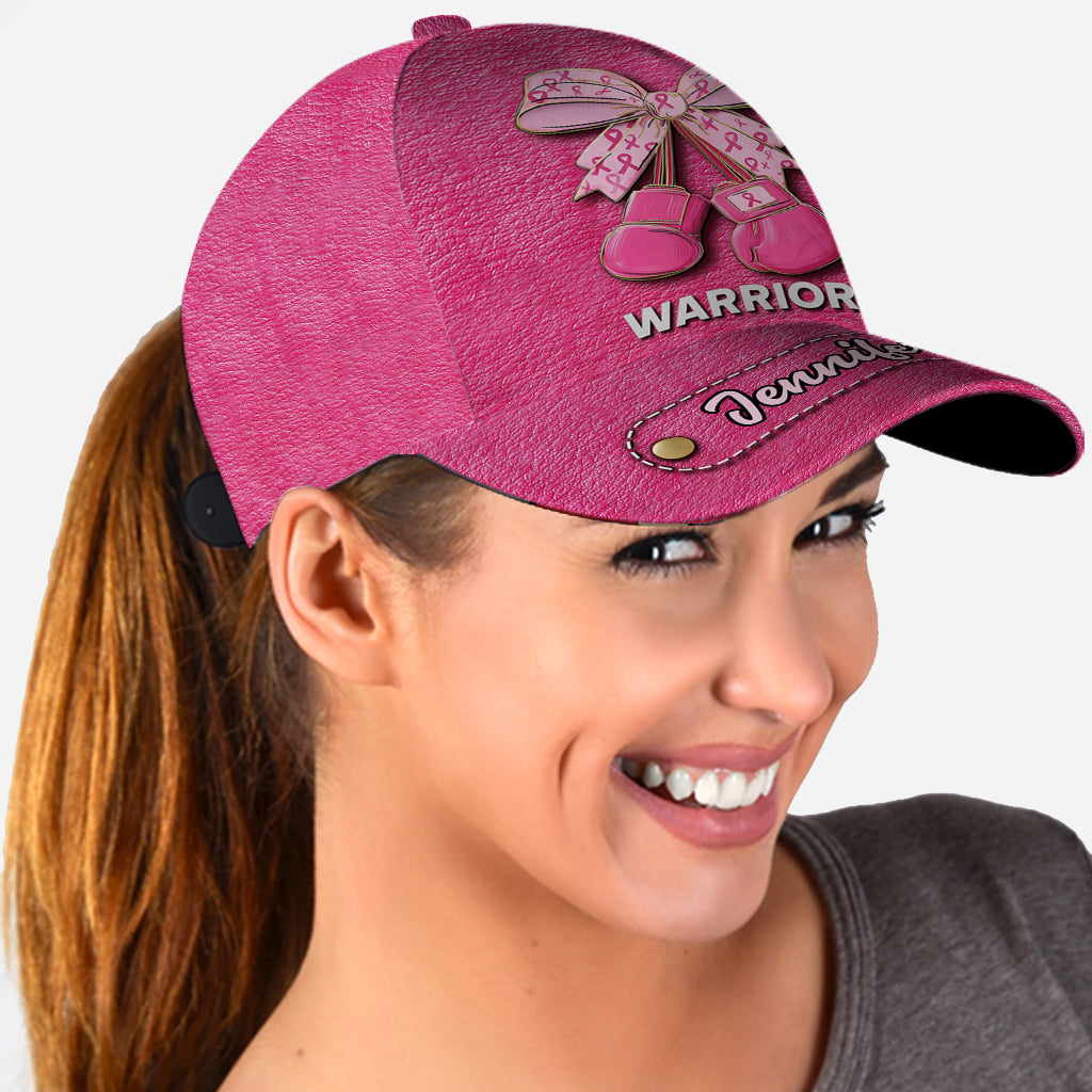 Warrior - Personalized Breast Cancer Awareness Classic Cap