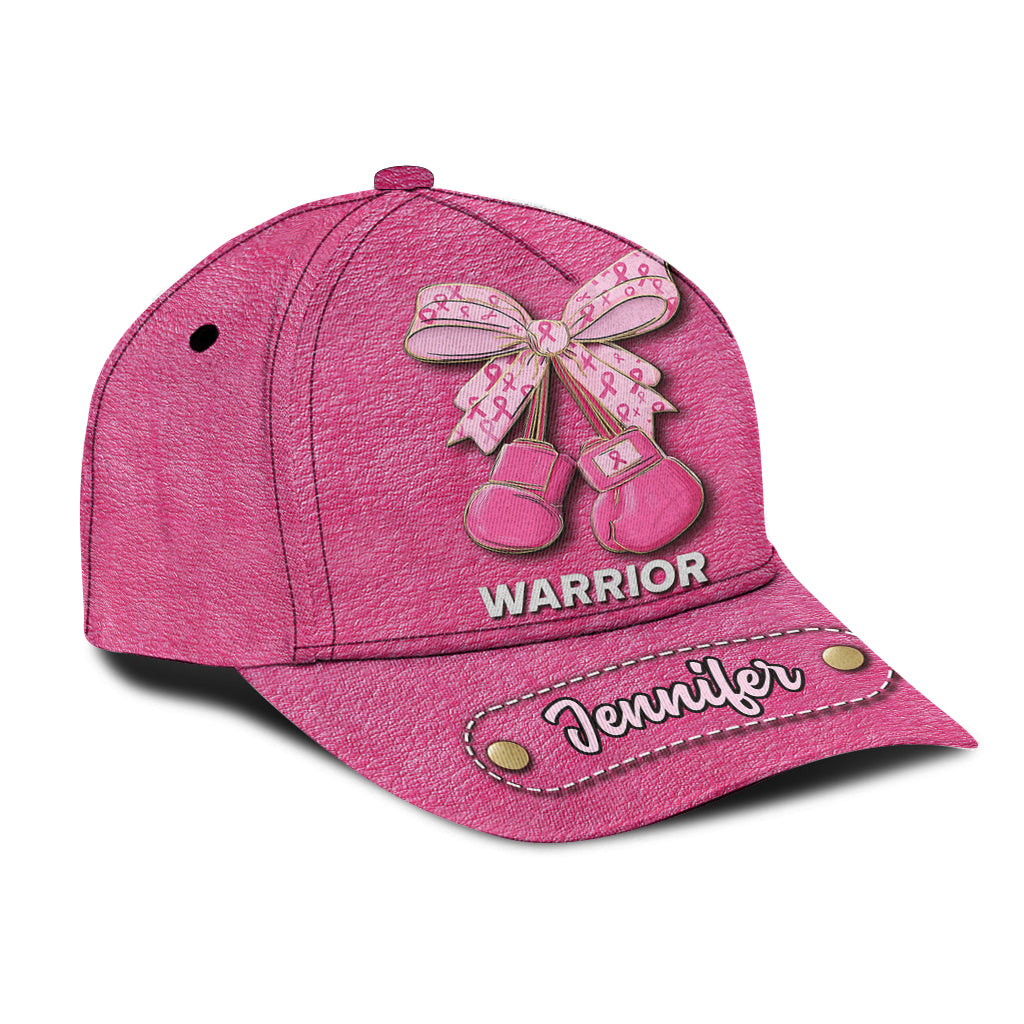 Warrior - Personalized Breast Cancer Awareness Classic Cap