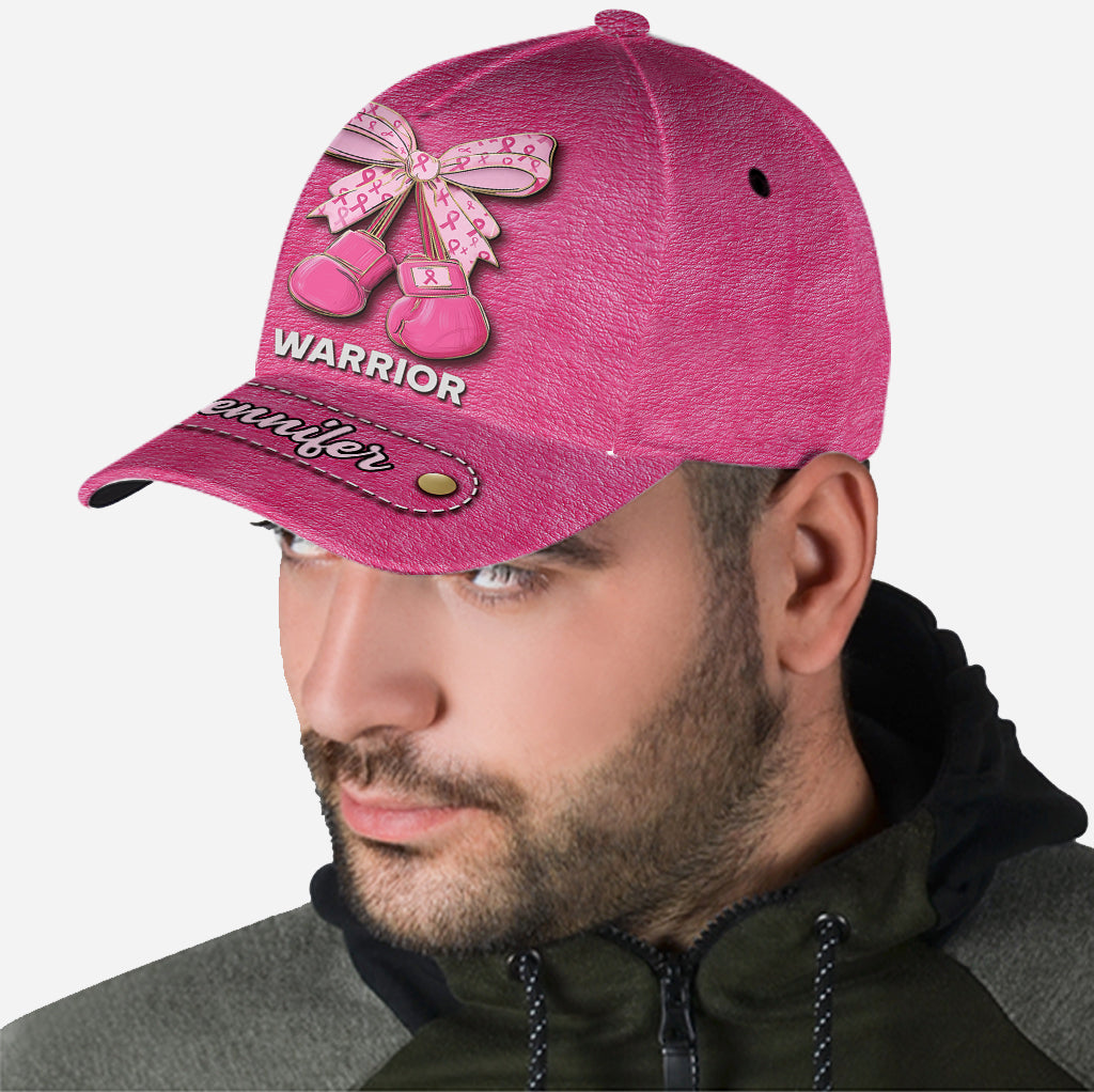 Warrior - Personalized Breast Cancer Awareness Classic Cap