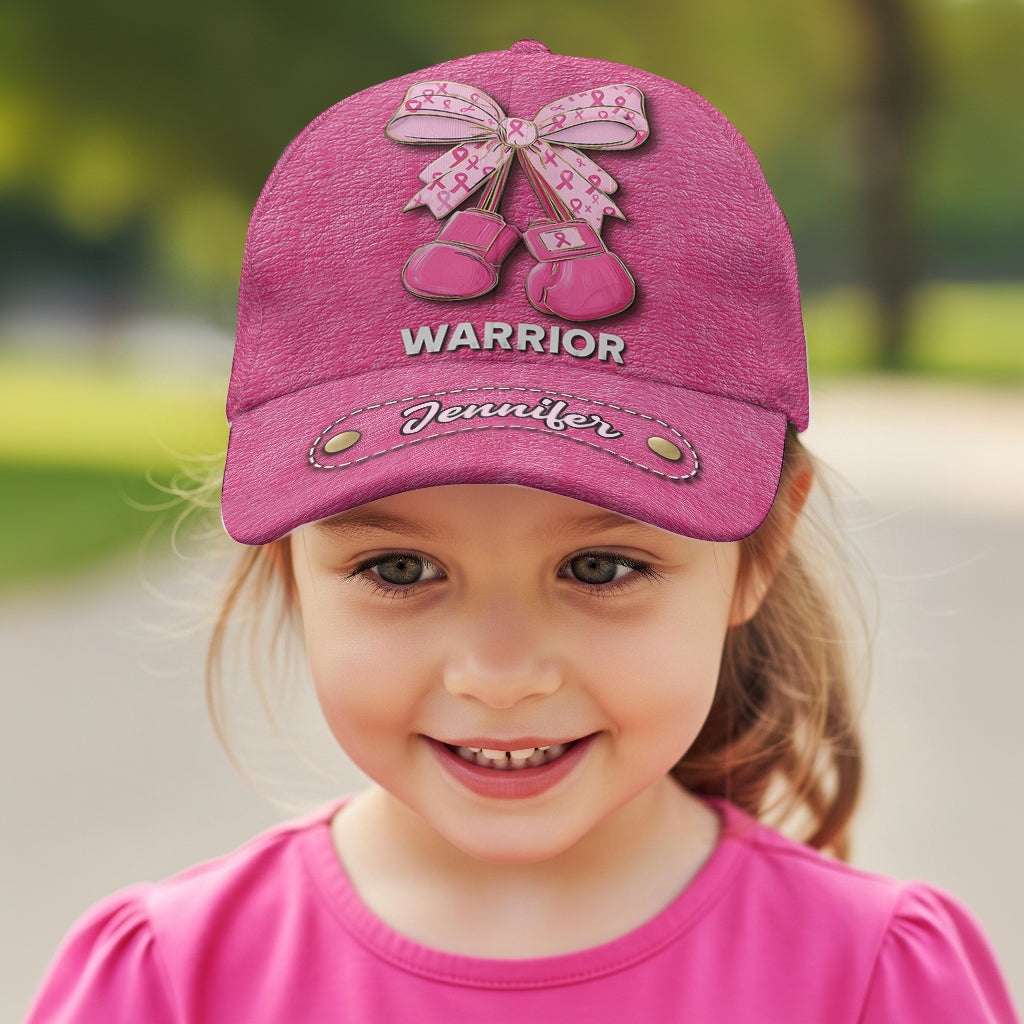 Warrior - Personalized Breast Cancer Awareness Classic Cap