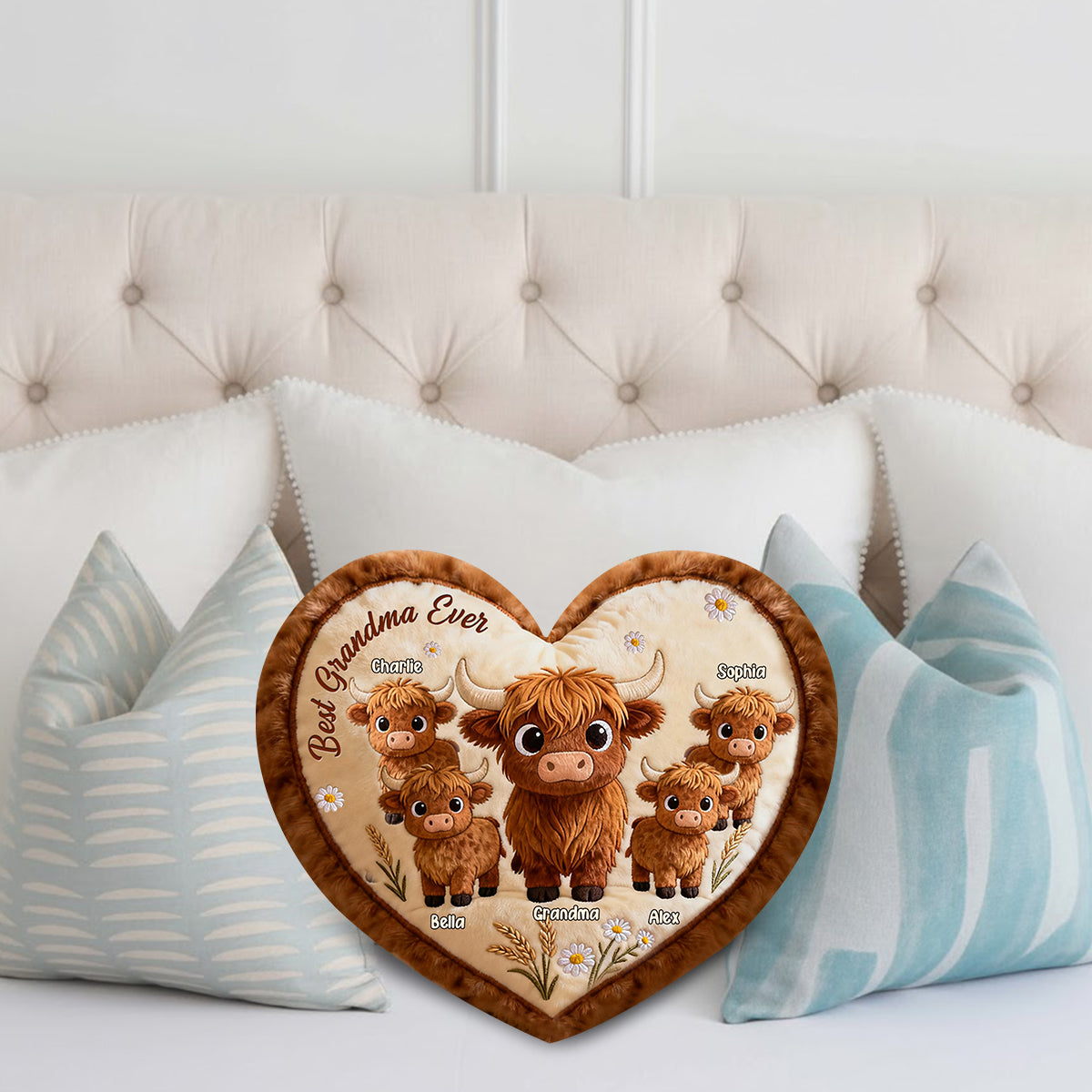 Das perfekte Geschenk für Mama und Oma – personalisiertes Oma-Kissen aus Kunstfell