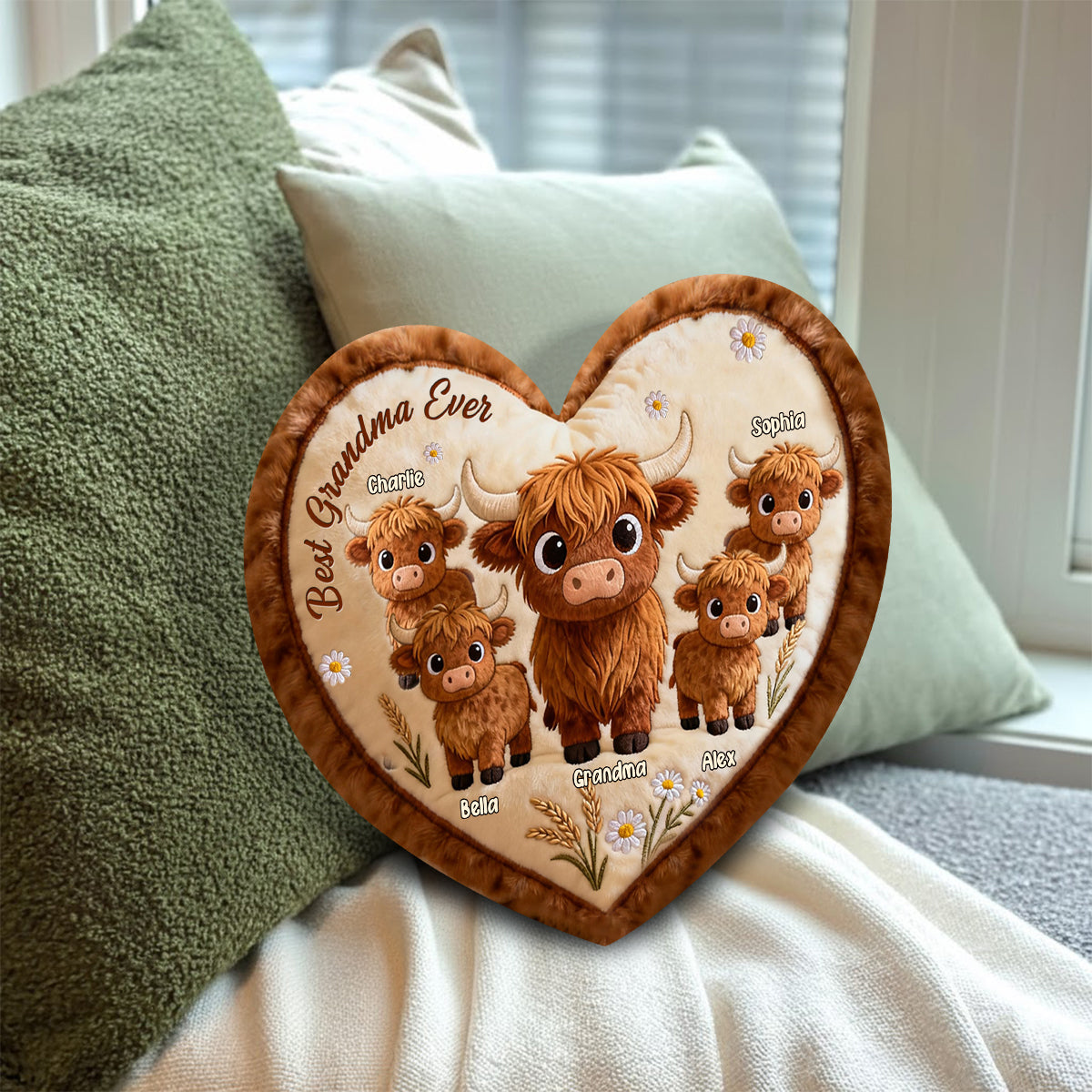 Das perfekte Geschenk für Mama und Oma – personalisiertes Oma-Kissen aus Kunstfell