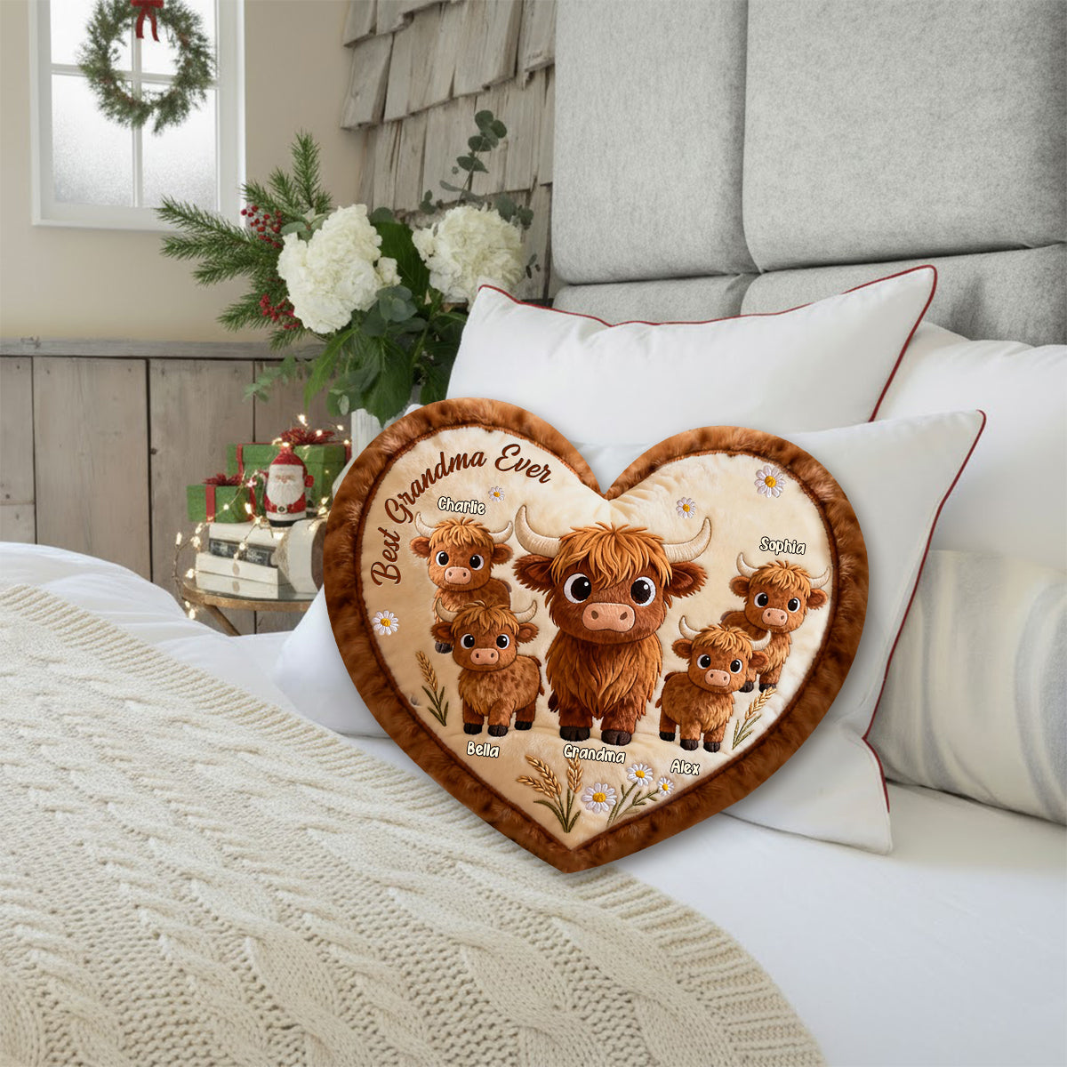 Das perfekte Geschenk für Mama und Oma – personalisiertes Oma-Kissen aus Kunstfell