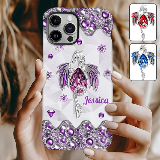 Love Dragons - Personalized Dragon Full Print Phone Case
