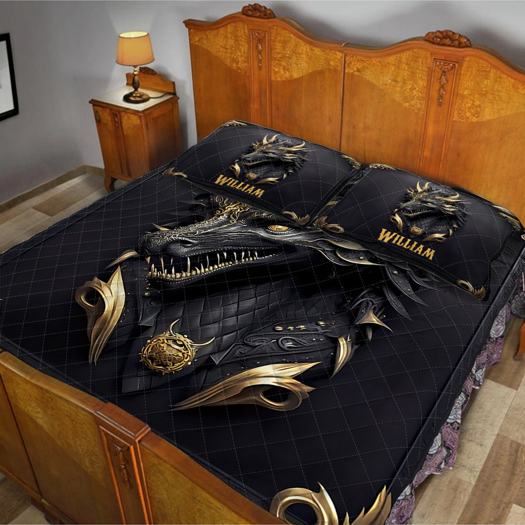 Liebe Drachen – Personalisiertes Drachen-Bettwäscheset