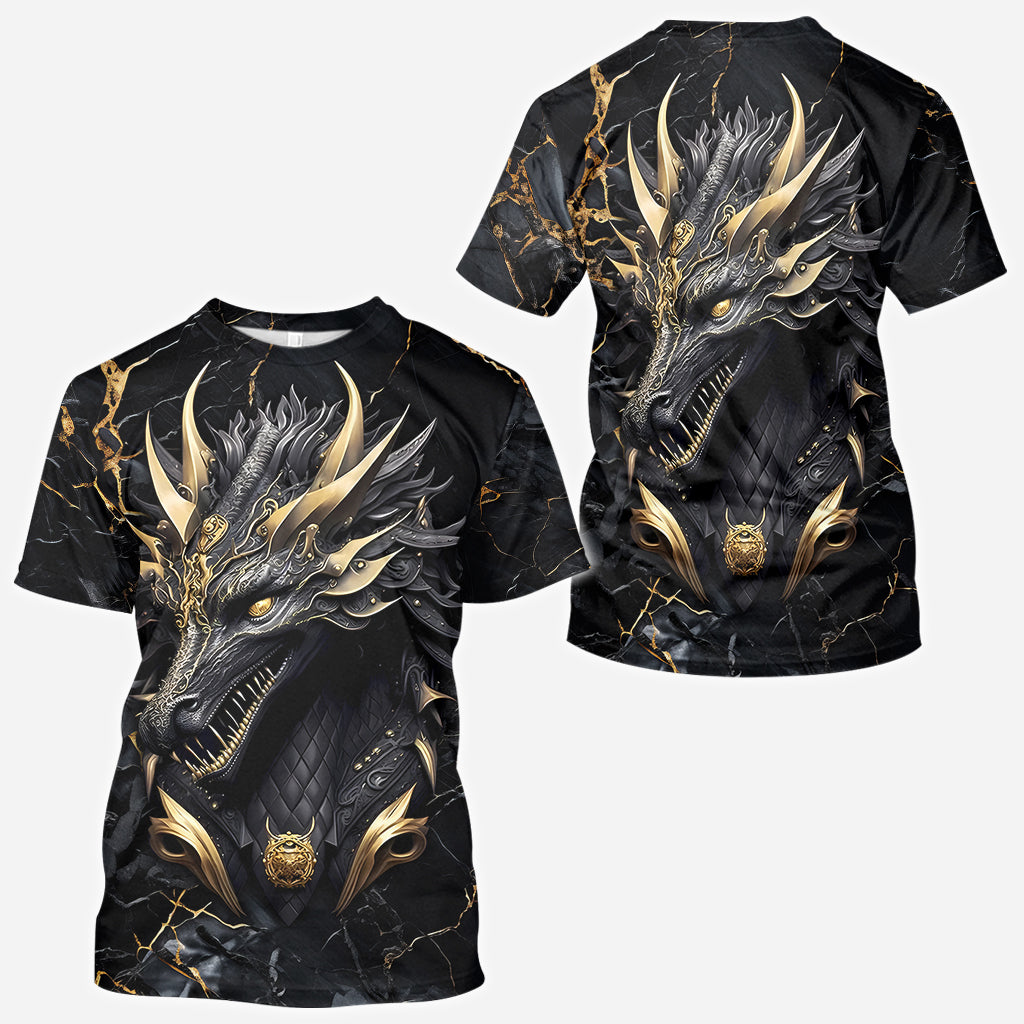 Herz eines Drachen – Personalisiertes T-Shirt mit Drachenmotiv