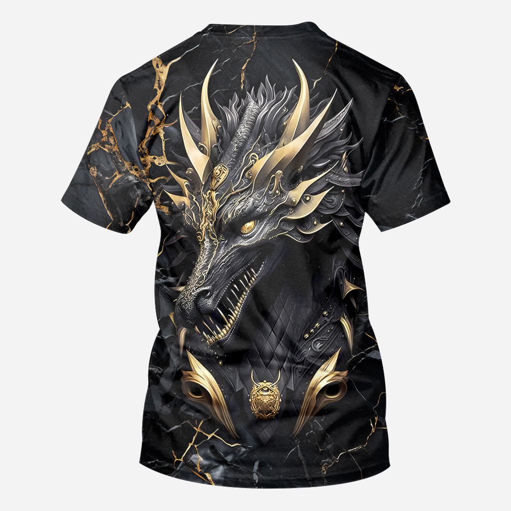 Herz eines Drachen – Personalisiertes T-Shirt mit Drachenmotiv