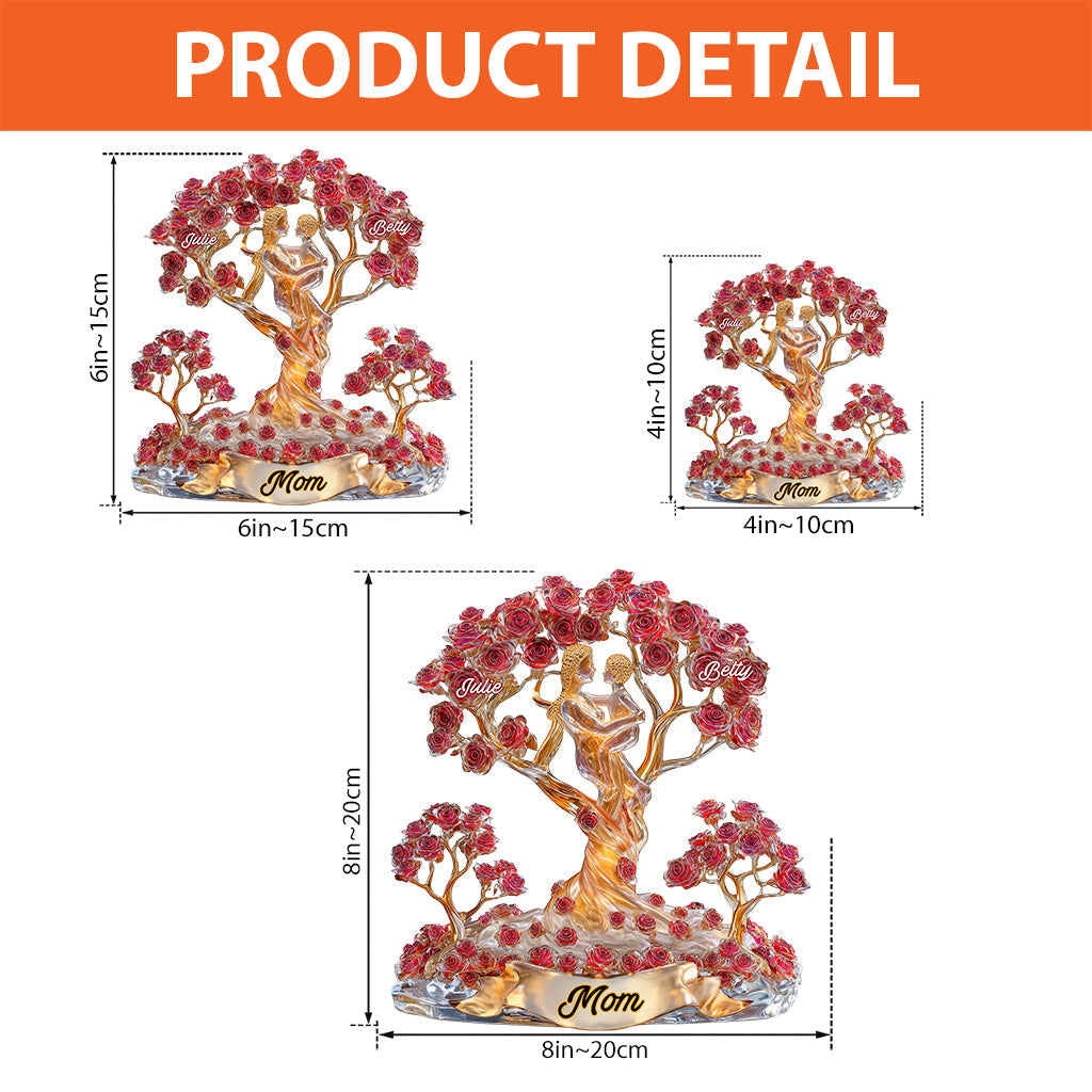 Best Mom Ever - Personalized Mother Custom Shaped Acrylic Plaque