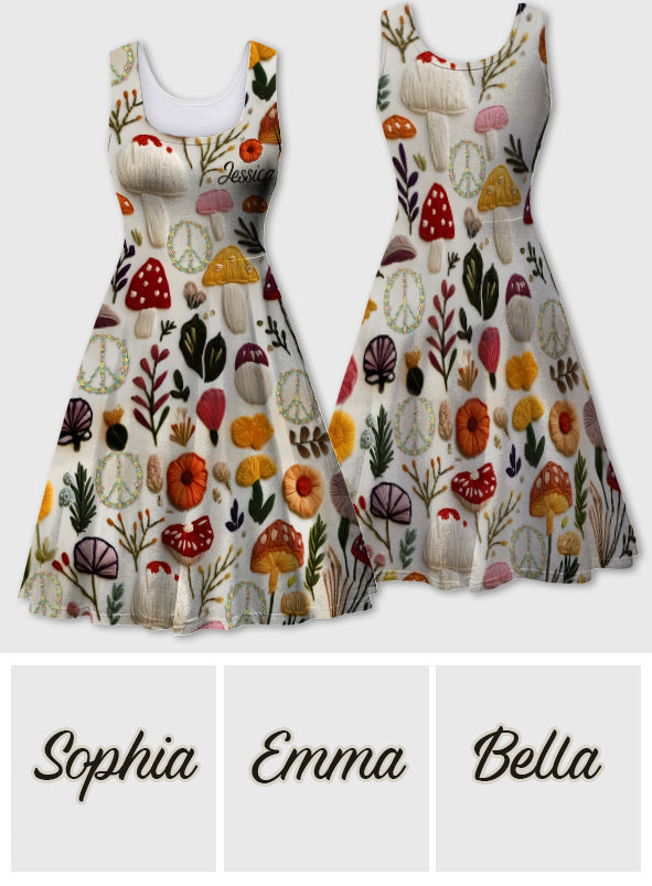 Hippie Soul – Personalisiertes ärmelloses Hippie-Kleid