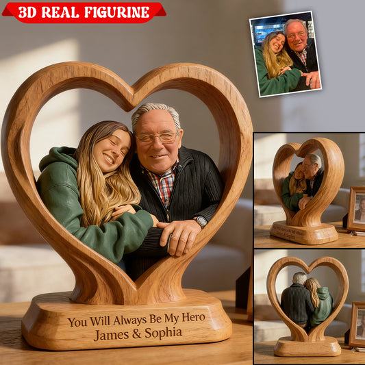 Du bist der beste Papa - Personalisierte Vater Premium 3D Figur