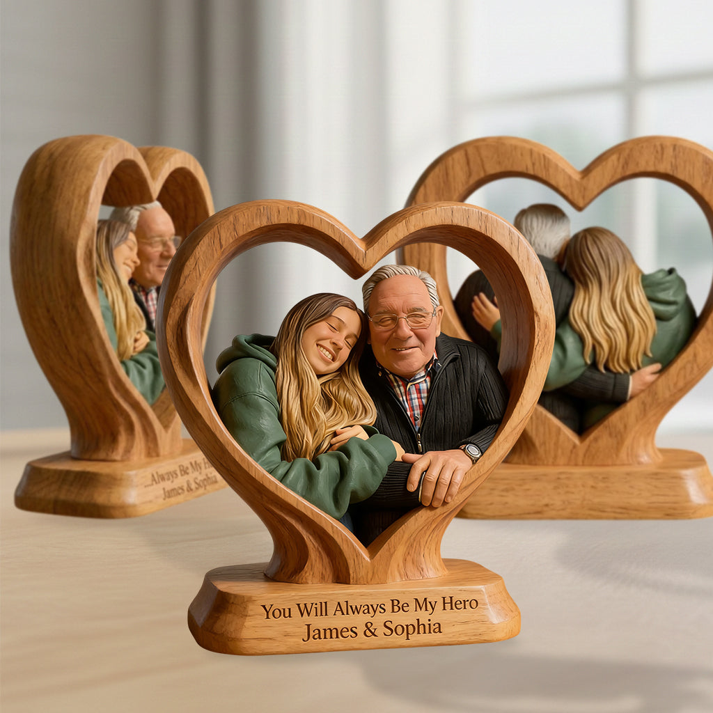 Du bist der beste Papa - Personalisierte Vater Premium 3D Figur