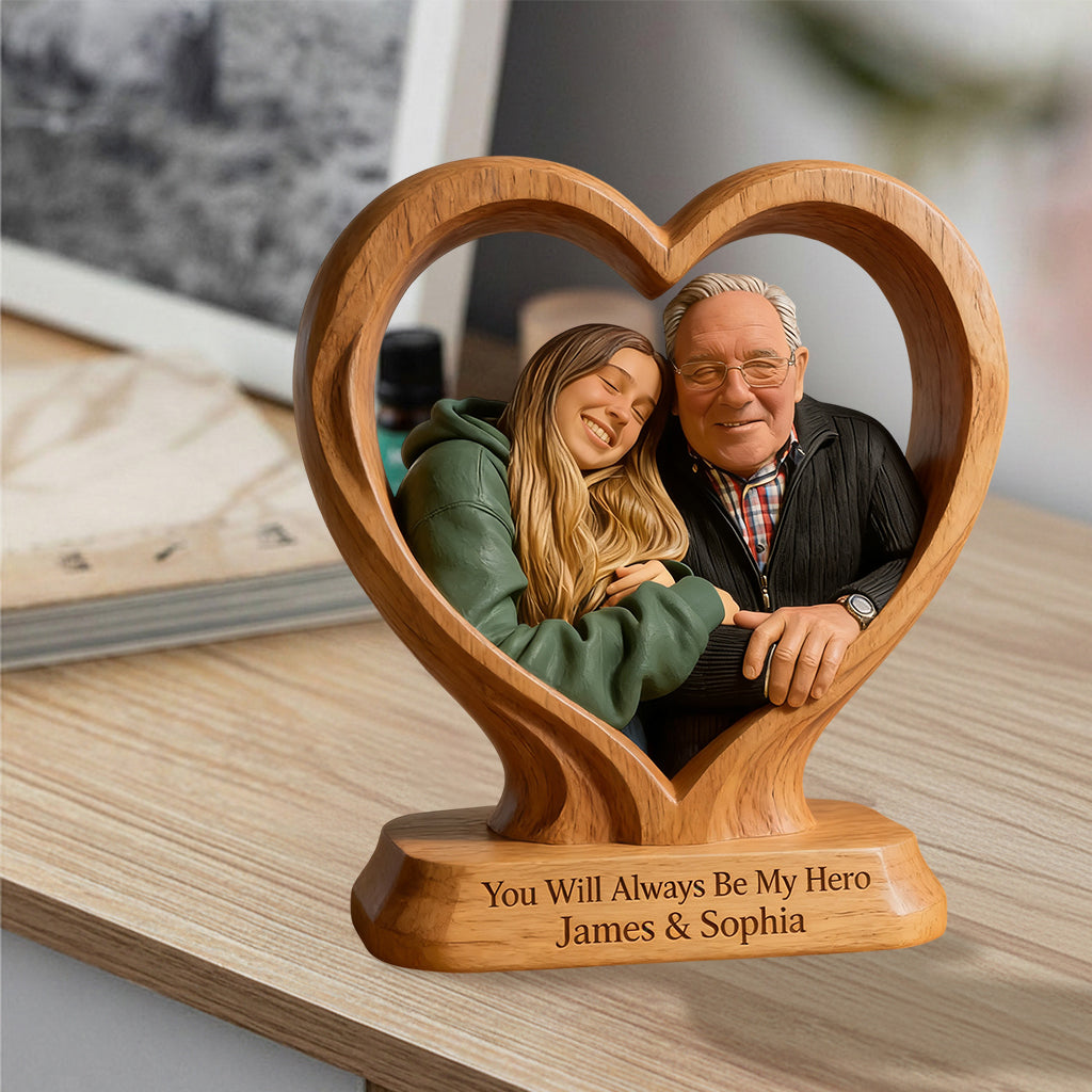 Du bist der beste Papa - Personalisierte Vater Premium 3D Figur