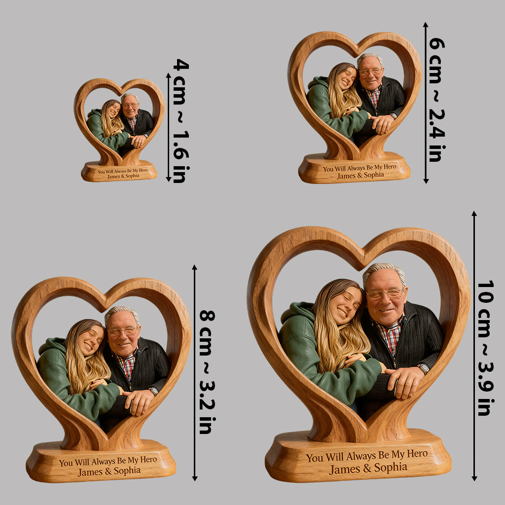 Du bist der beste Papa - Personalisierte Vater Premium 3D Figur