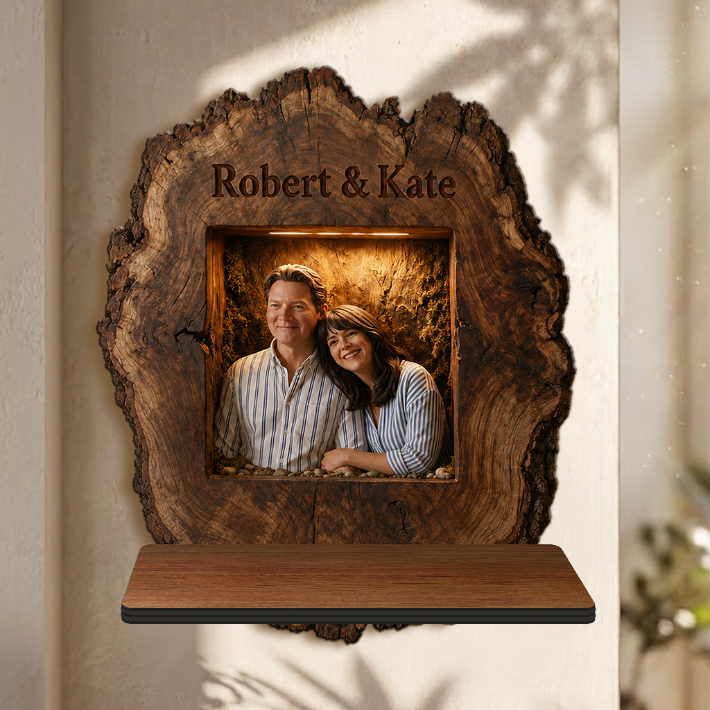 I'm Yours No Return Of Refunds - Personalized Couple Wooden Floating Shelf