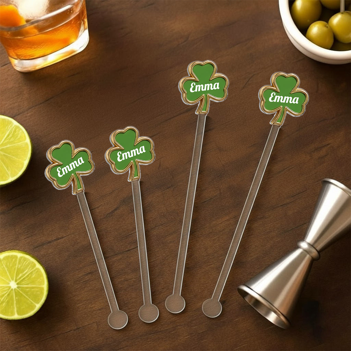 Omas Glücksbringer – Personalisierte Oma-Tasse mit Acryl-Rührstäbchen