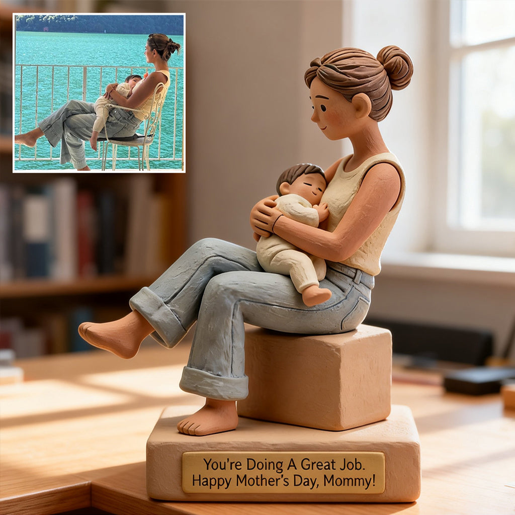 Das perfekte Geschenk für Mama – personalisierte Acrylplakette in individueller Form